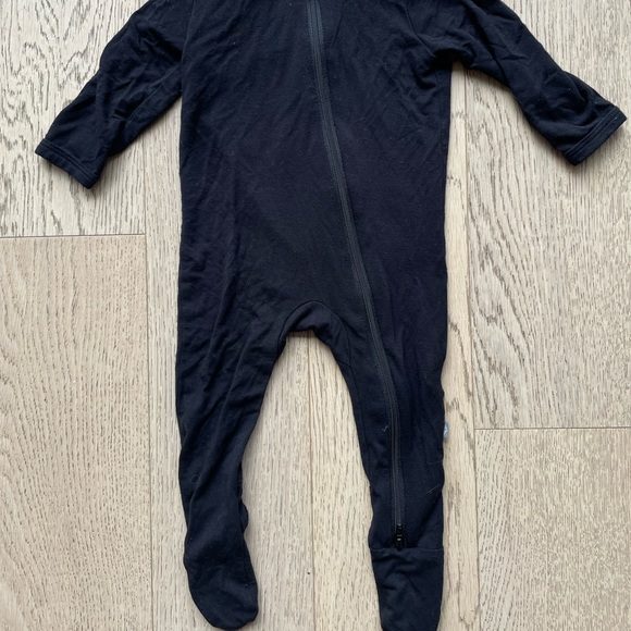Kyte midnight black zipper footie - Picture 1 of 2